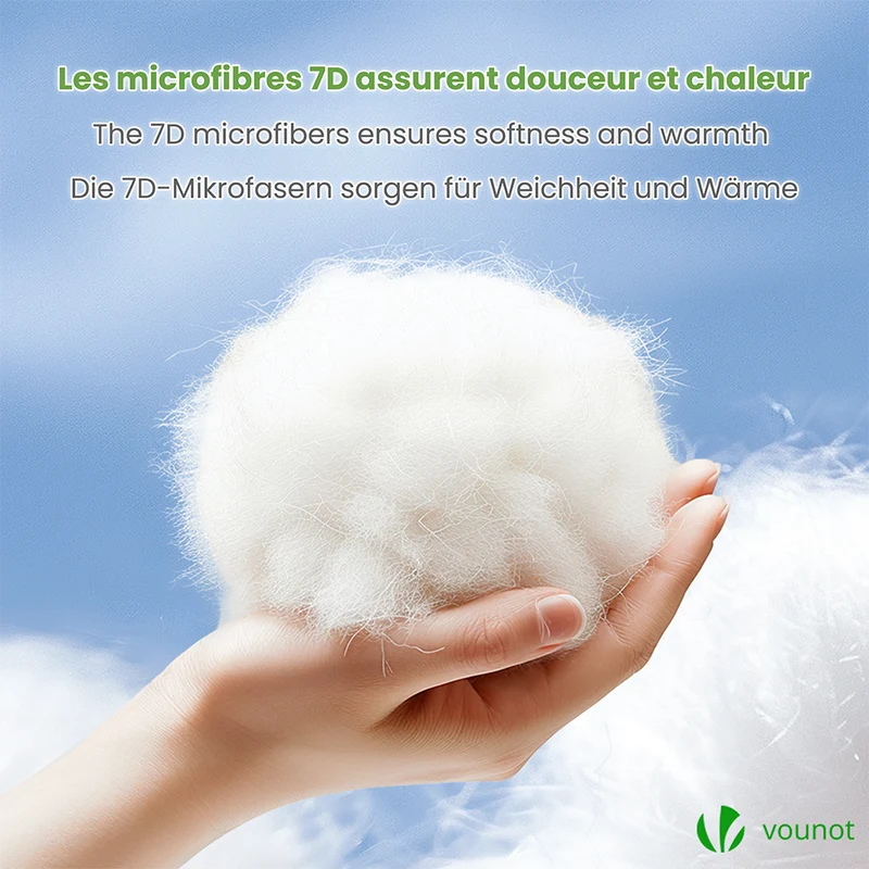 Bettdecke 155x200 cm, 4 Jahreszeiten Winterdecke 2er Set 500GSM