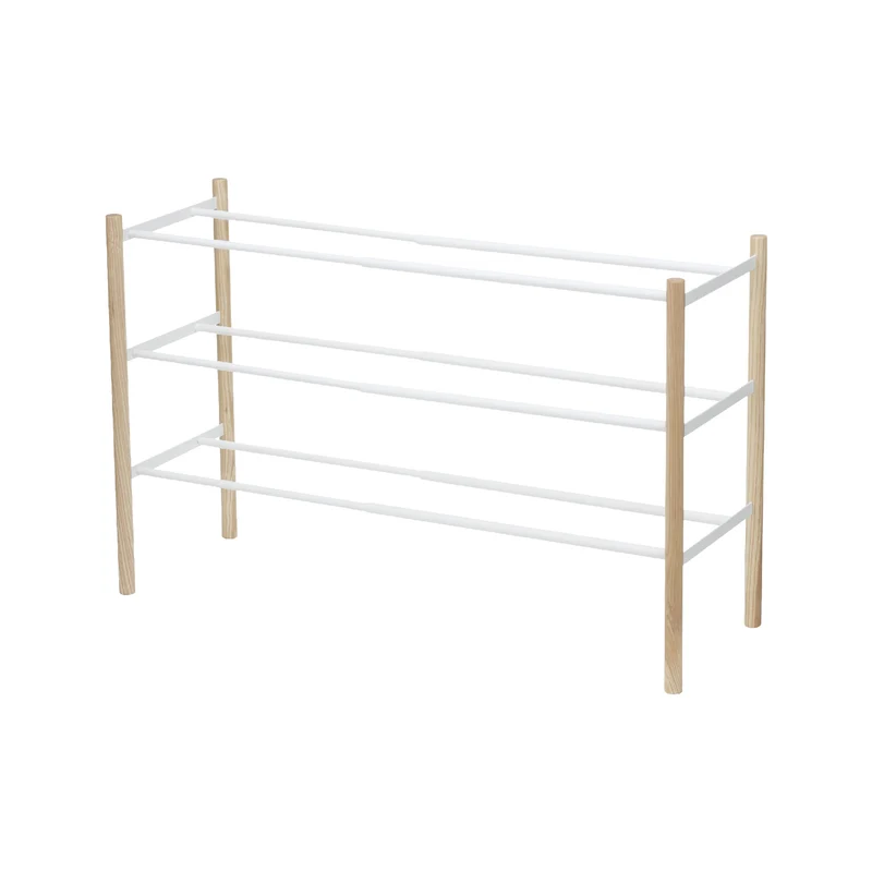 3-Tiered Extendable Shoe Rack