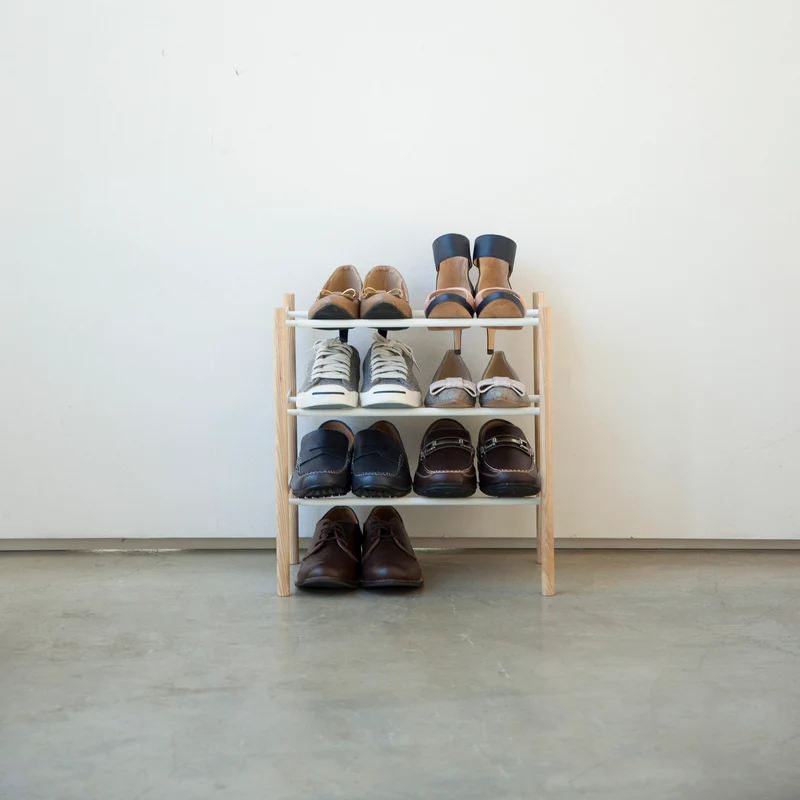 3-Tiered Extendable Shoe Rack