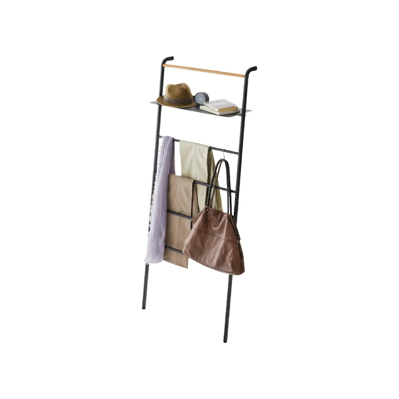 Leaning Ladder with Shelf