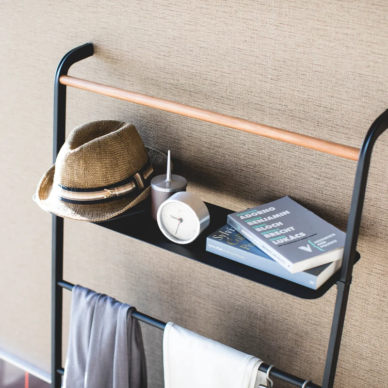 Leaning Ladder with Shelf