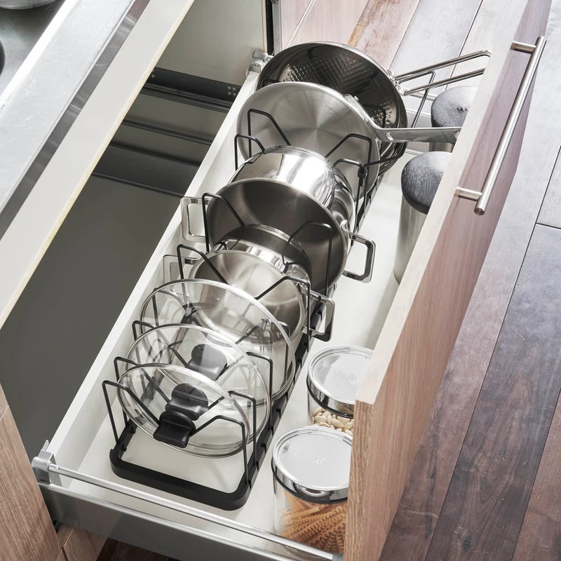 Extendable Pot Lid & Pan Organizer
