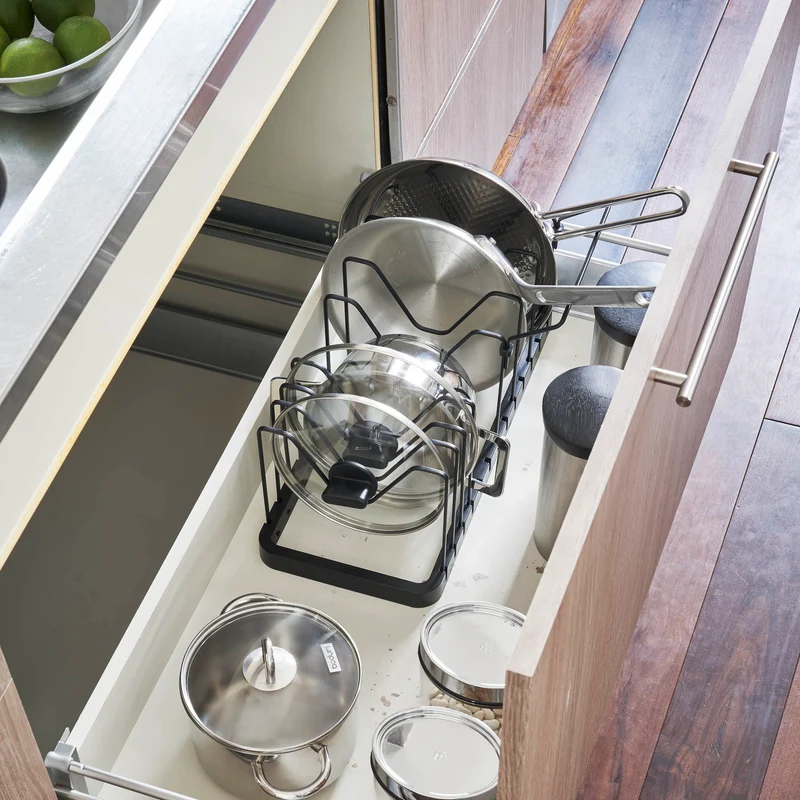 Extendable Pot Lid & Pan Organizer