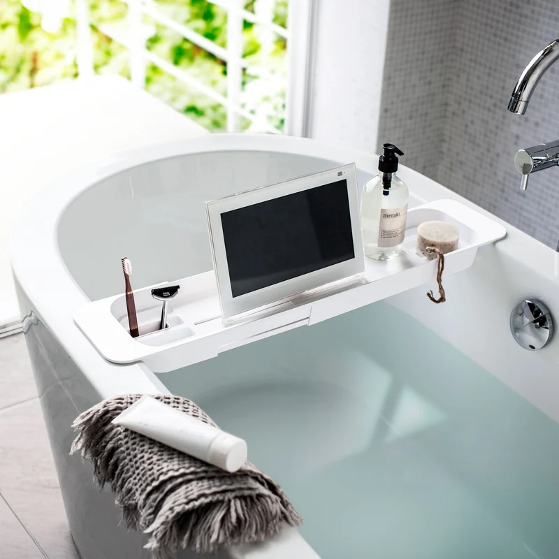 Extendable Bathtub Tray