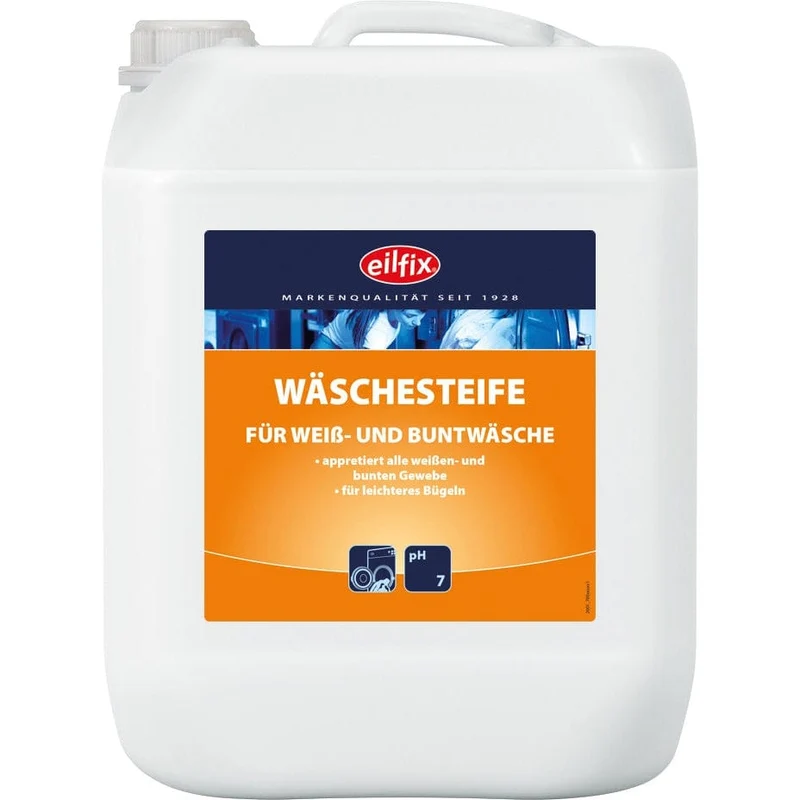 EILFIX Wäschesteife – 10-Liter-Kanister, Naturstärke, für Waschmaschine & Handwäsche