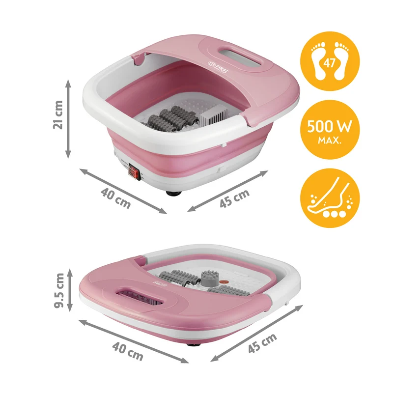 Klappbares Fußsprudelbad, 450W, entspannendes Rotlicht