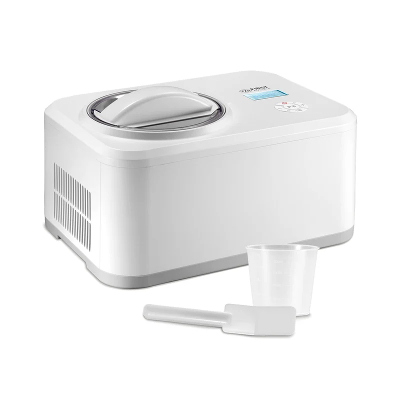 Eismaschine 1,5L, mit Joghurt-Funktion, Edelstahl-Behälter