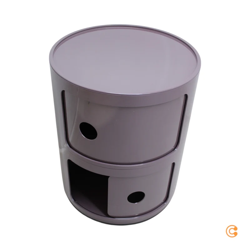 B-Ware Kartell Componibili 4966 lila Bürocontainer Container Kunststoff