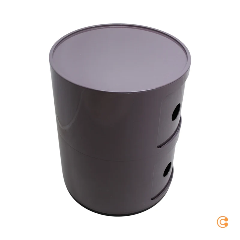 B-Ware Kartell Componibili 4966 lila Bürocontainer Container Kunststoff