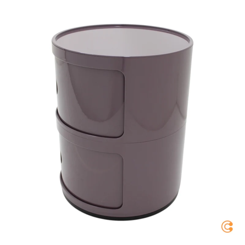 B-Ware Kartell Componibili 4966 lila Bürocontainer Container Kunststoff