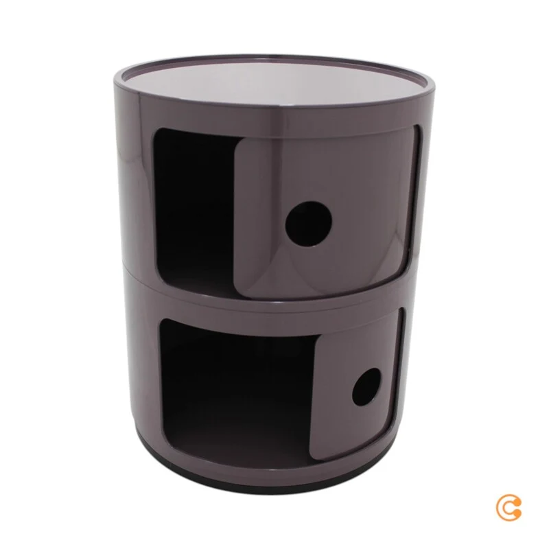 B-Ware Kartell Componibili 4966 lila Bürocontainer Container Kunststoff