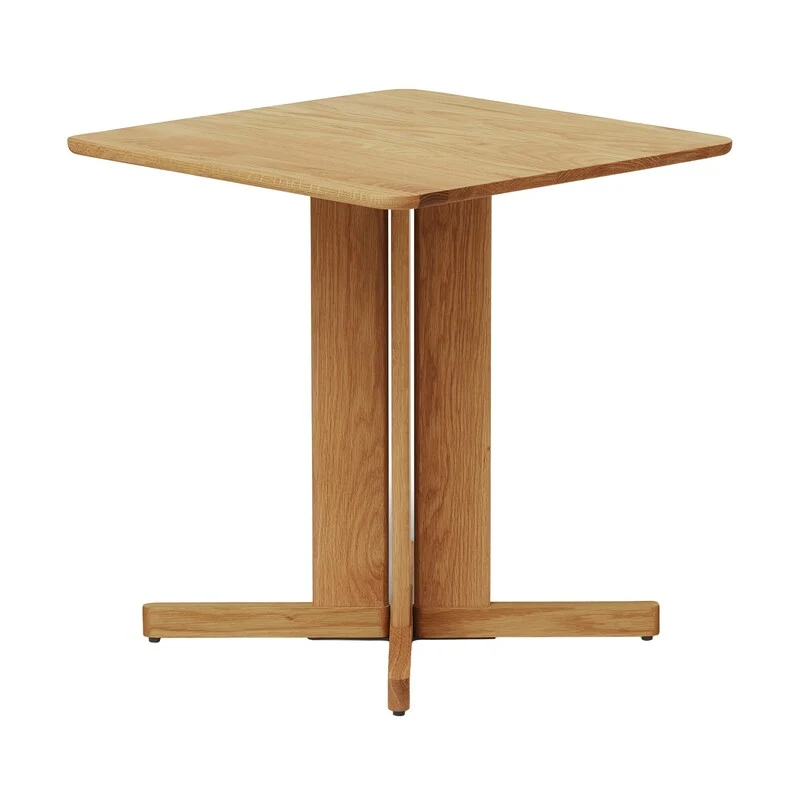 B-Ware Form & Refine Quatrefoil Tisch Beistelltisch Holztisch Esstisch 68 x 68 cm Eiche