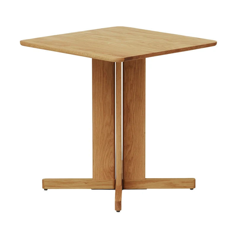 B-Ware Form & Refine Quatrefoil Tisch Beistelltisch Holztisch Esstisch 68 x 68 cm Eiche