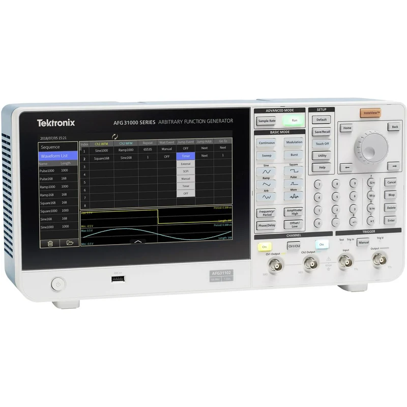 B-Ware Tektronix Funktionsgenerator Signalgenerator Arbiträr Touchscreen AFG31021