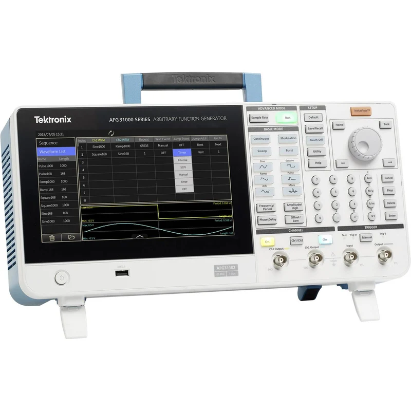 B-Ware Tektronix Funktionsgenerator Signalgenerator Arbiträr Touchscreen AFG31021