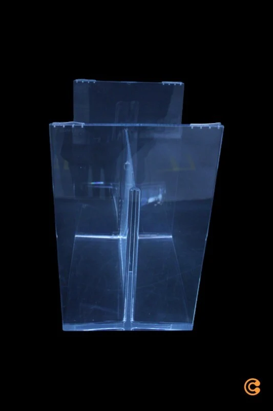 B-Ware Kartell Max-Beam Hocker Beistelltisch transparent-glasklar PMMA SIEHE TEXT/FOTO