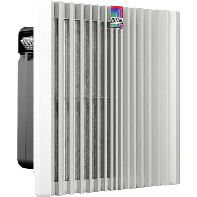 B-Ware Rittal Filterlüfter Ventilator Blue e+ Umlüfter Grau SK 3245.900 323x323x161mm
