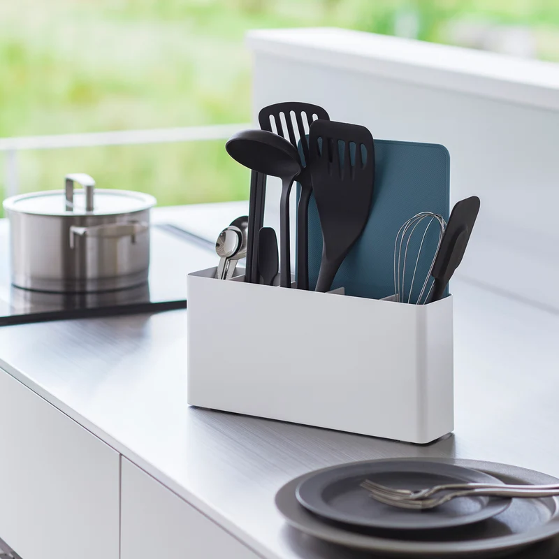 Kitchen Tool & Cutting Board Holder
