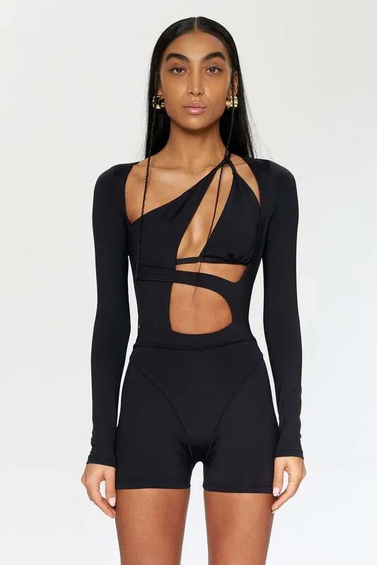 B-Ware IAMNOTBASIC Playsuit Overall Astral schwarz Größe S Damenmode Outfit Damen Suit