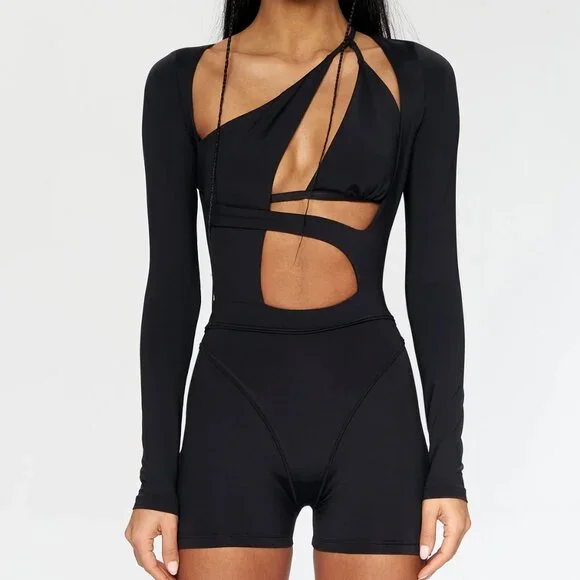 B-Ware IAMNOTBASIC Astral Playsuit Jumpsuit Schwarz Größe XS Einteiler Damen Overall