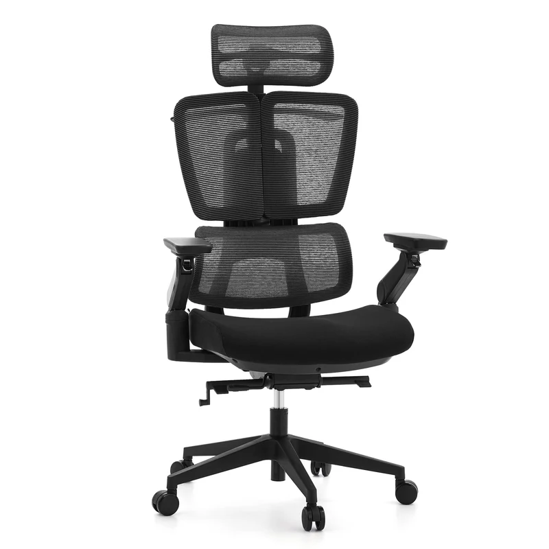 B-Ware hjh OFFICE Bürostuhl Schreibtischstuhl ErgoU2 Flex3 Schwarz Netzstoff SIEHE TEXT