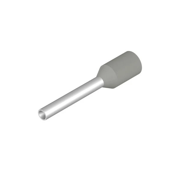 9x B-Ware Weidmüller Aderendhülse Aderendkappe Hülse Teilisoliert Grau 0.75 mm² 4500 STÜCK