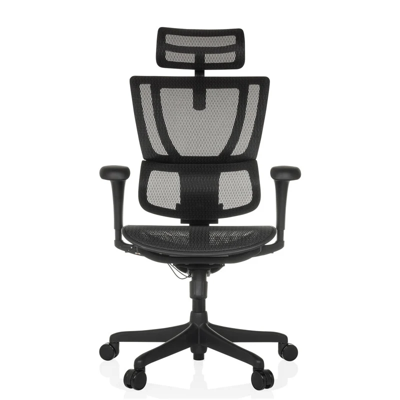 B-Ware hjh OFFICE Bürostuhl Chefsessel Drehstuhl ERGOHUMAN SLIM ECO M GEN2 schwarz