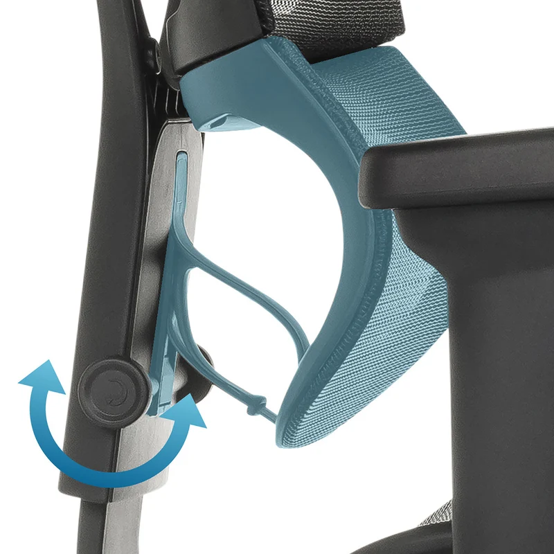 B-Ware hjh OFFICE Bürostuhl Chefsessel Drehstuhl ERGOHUMAN SLIM ECO M GEN2 schwarz