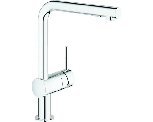 B-Ware GROHE EH-Spültischbatterie Küchenarmatur Spüle Minta L-Auslauf azb chrom
