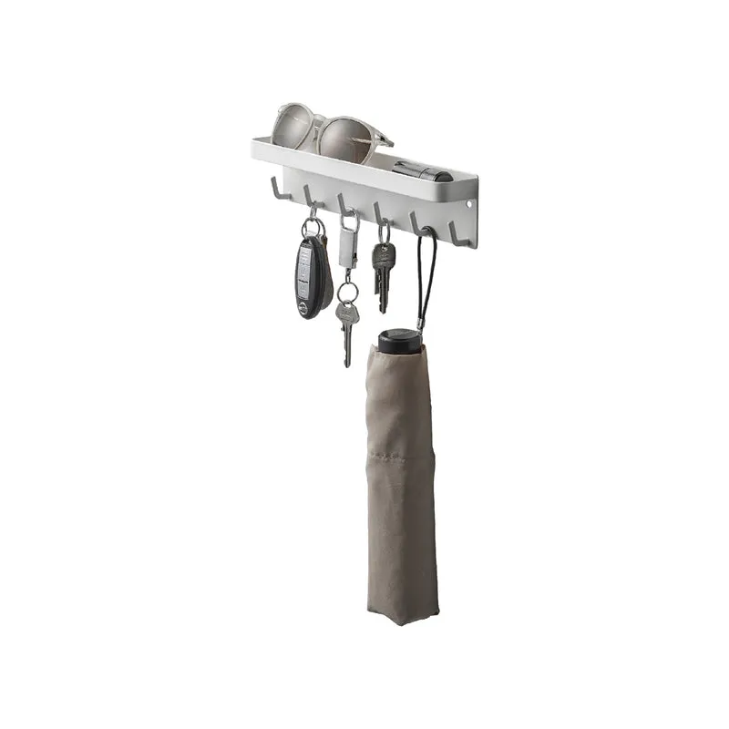 Magnetic Key Hooks with Tray
