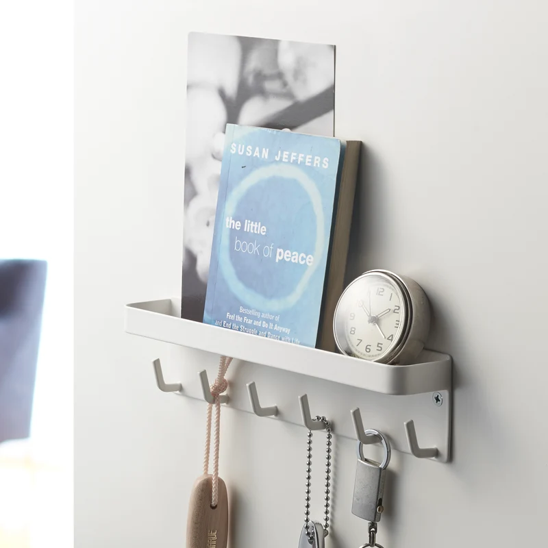 Magnetic Key Hooks with Tray