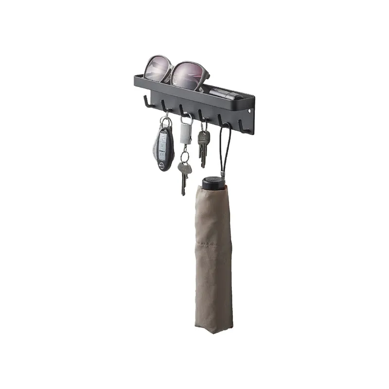 Magnetic Key Hooks with Tray