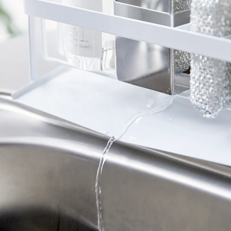 Sponge & Bottle Holder with Drainer