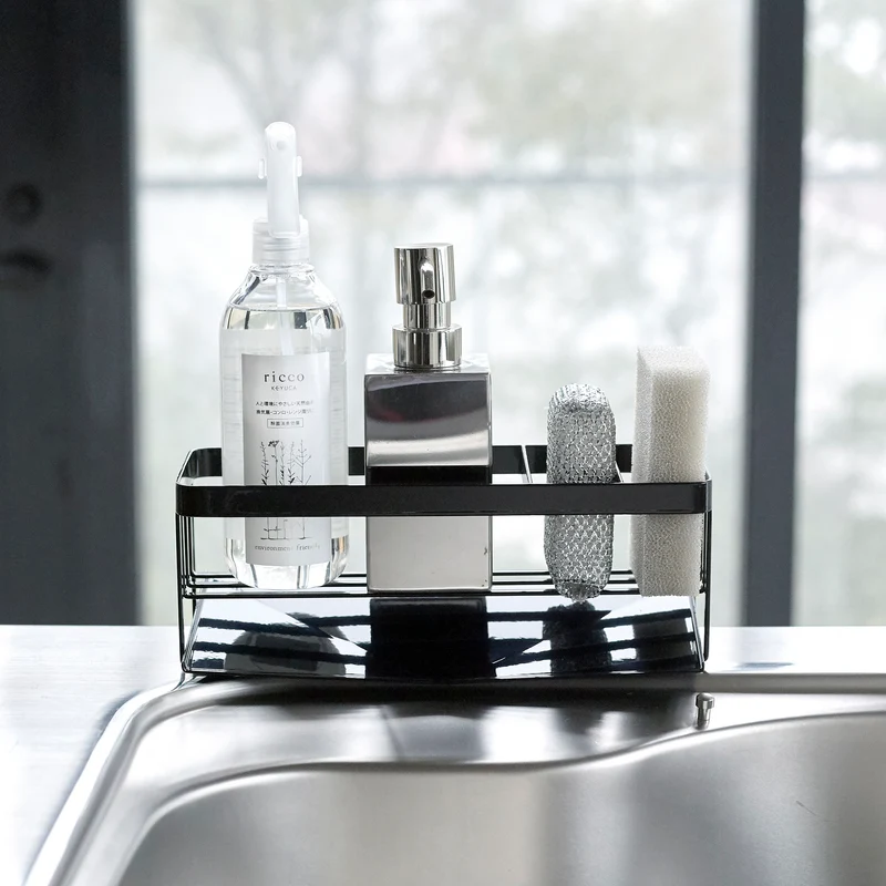 Sponge & Bottle Holder with Drainer
