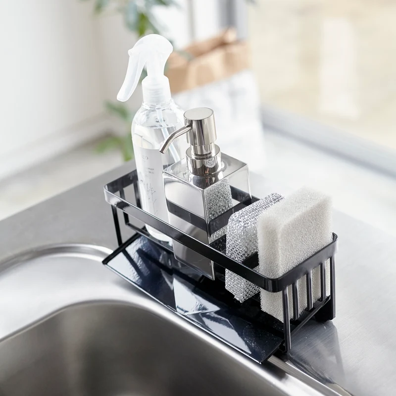 Sponge & Bottle Holder with Drainer