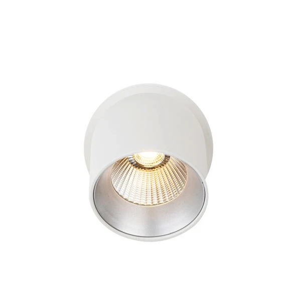 B-Ware THE LIGHT GROUP SLC Cup LED-Einbaustrahler Deckenleuchte weiß/silber 2.700K