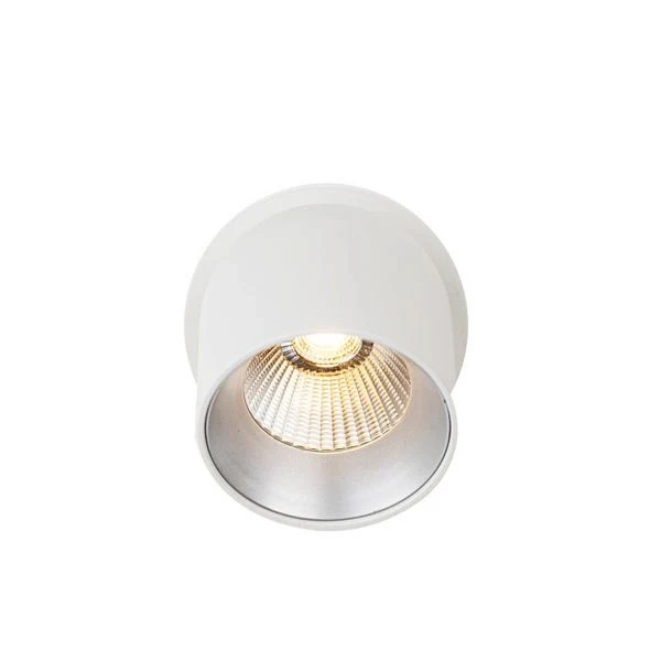 B-Ware THE LIGHT GROUP SLC Cup LED-Einbaustrahler Deckenleuchte weiß/silber 2.700K