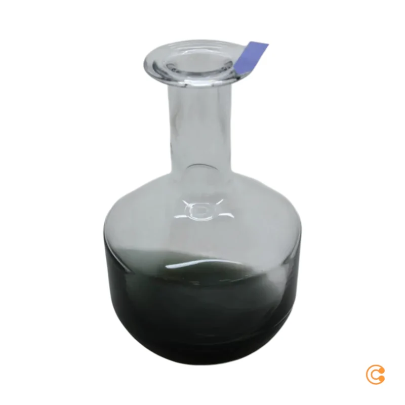 B-Ware Tom Dixon Dekanter Karaffe Tank Whisky Glas schwarz mundgeblasen SIEHE TEXT/FOTO