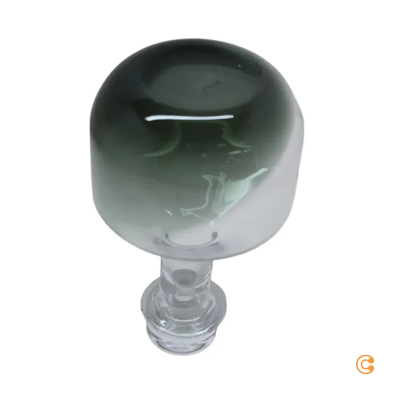 B-Ware Tom Dixon Dekanter Karaffe Tank Whisky Glas schwarz mundgeblasen SIEHE TEXT/FOTO