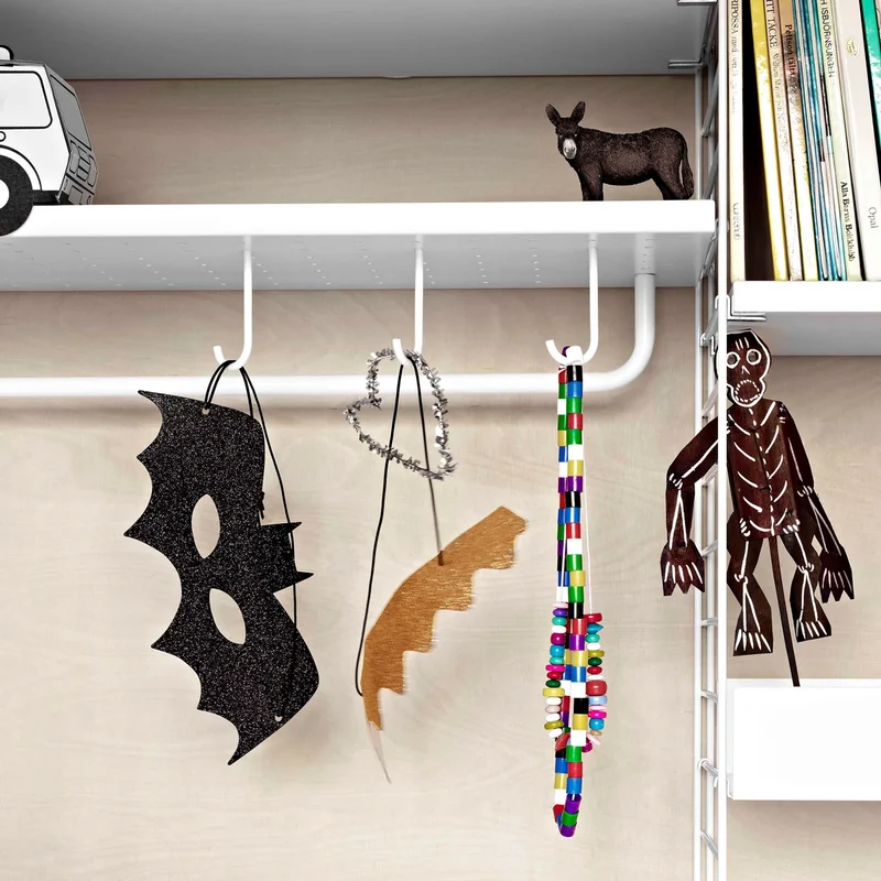 B-Ware String Stange Kleiderstange Garderobe Metallboden schwarz SIEHE TEXT/FOTO