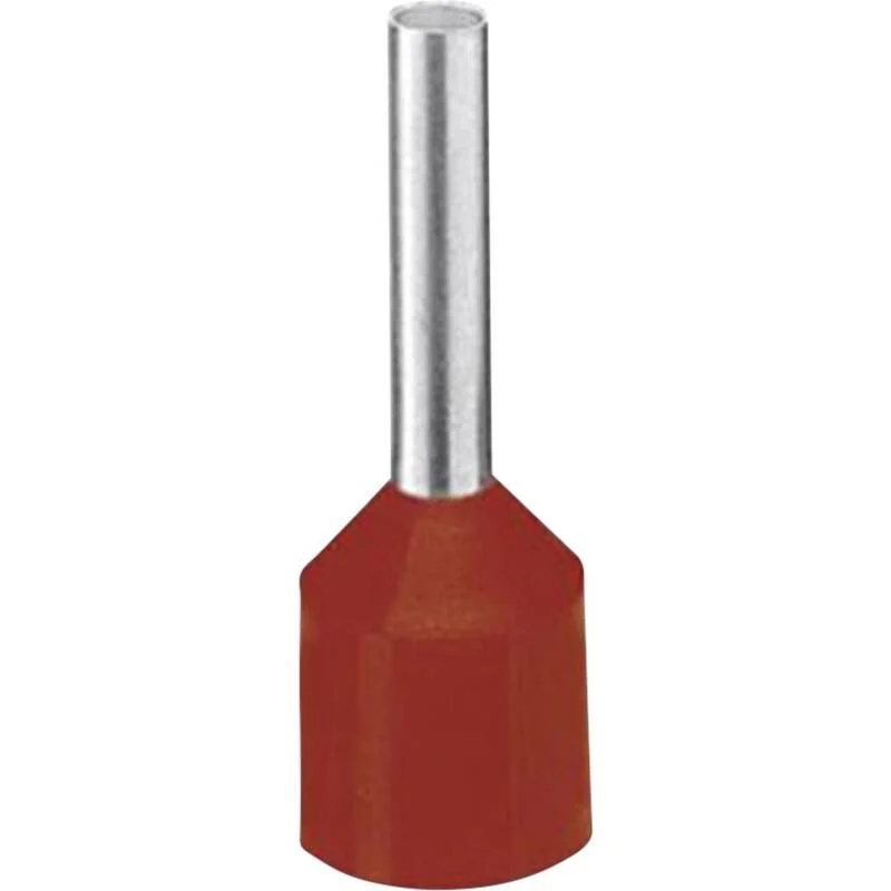 10x B-Ware Phoenix Contact Aderendhülse Endhülse 10mm² Teilisoliert Rot Standard 1000 STÜCK