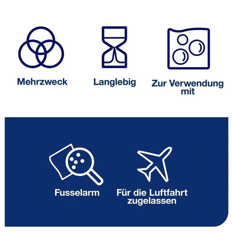 B-Ware Tork Reinigungstücher Vliestücher Einweg Putz-/Wischtuch weiß 300 Blatt 1 Rolle