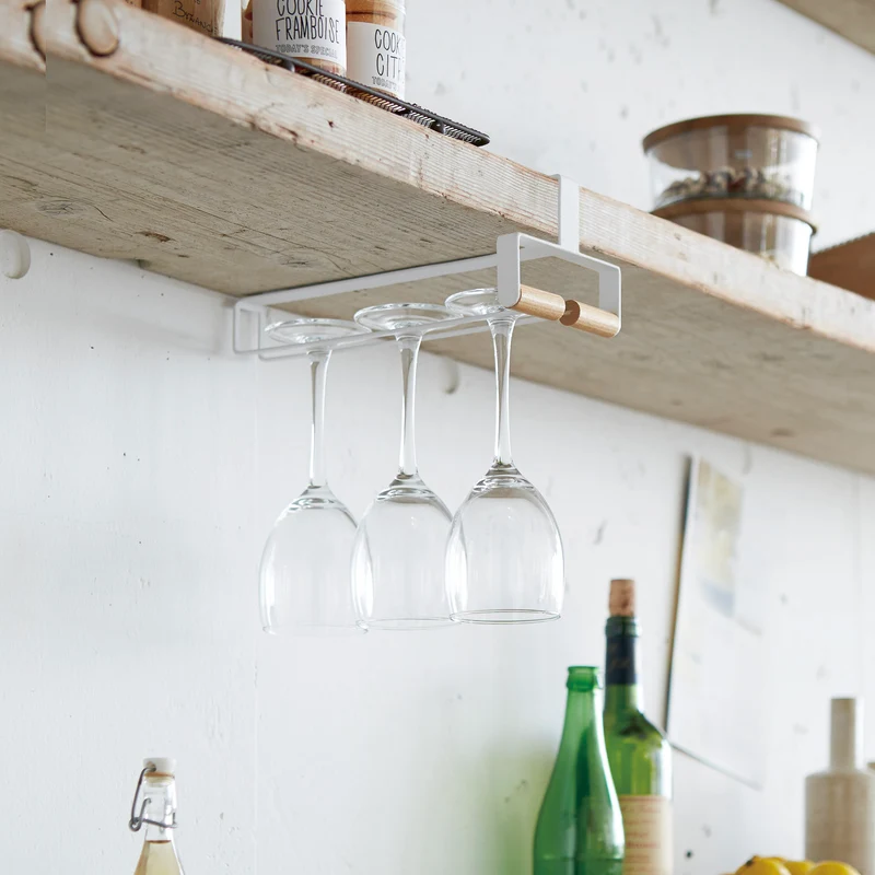 Under-Shelf Wine Glass Hanger