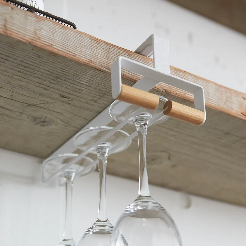 Under-Shelf Wine Glass Hanger