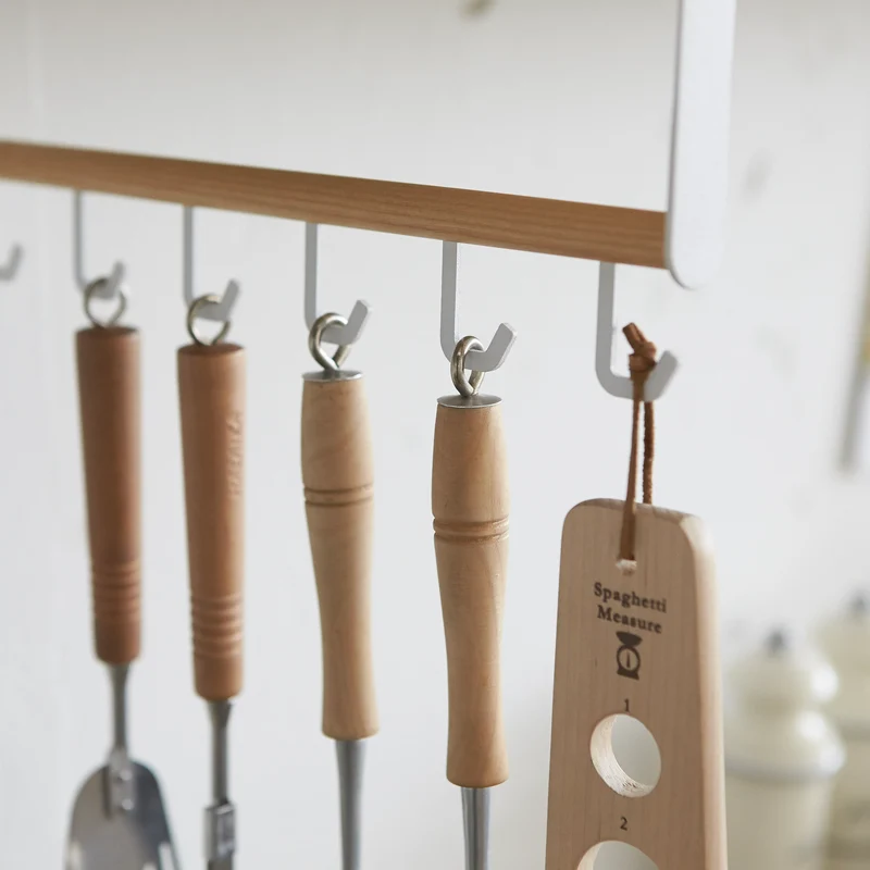 Under-Shelf Kitchen Tool Hooks