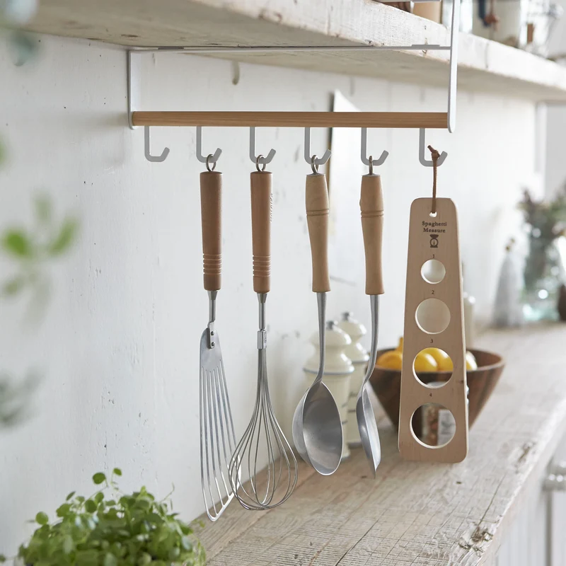 Under-Shelf Kitchen Tool Hooks