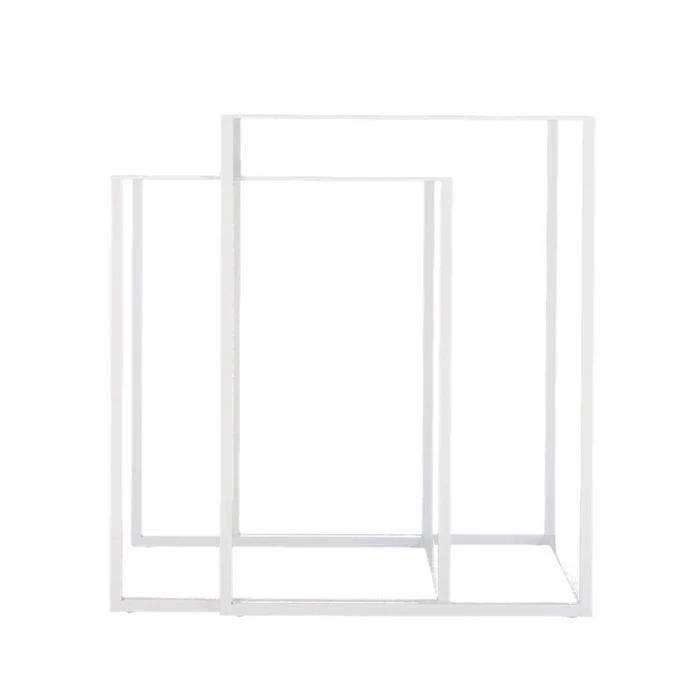 B-Ware Jan Kurtz Pur Beistelltisch Couchtisch Sofatisch Ablagetisch Tisch weiß 2er Set