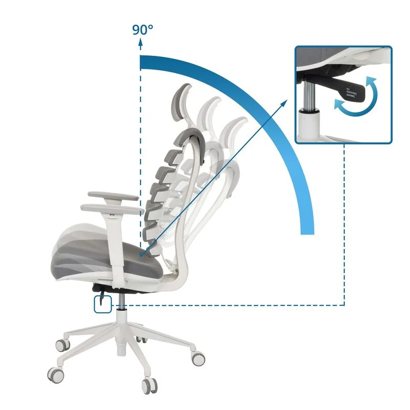 B-Ware hjh OFFICE Bürostuhl Drehstuhl ERGO LINE W Stoff Business Stuhl mit Armlehnen