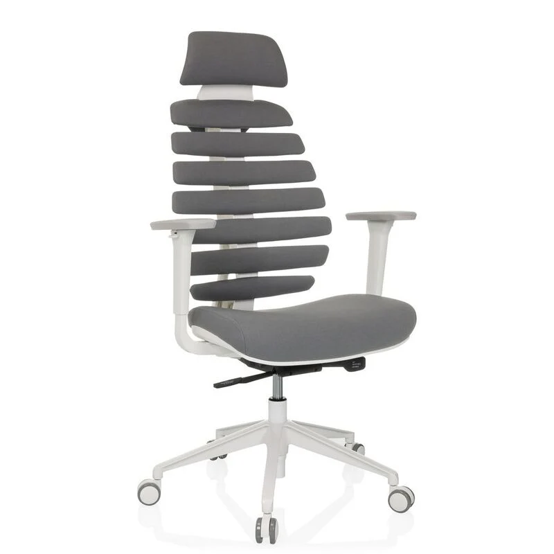 B-Ware hjh OFFICE Bürostuhl Drehstuhl ERGO LINE W Stoff Business Stuhl mit Armlehnen