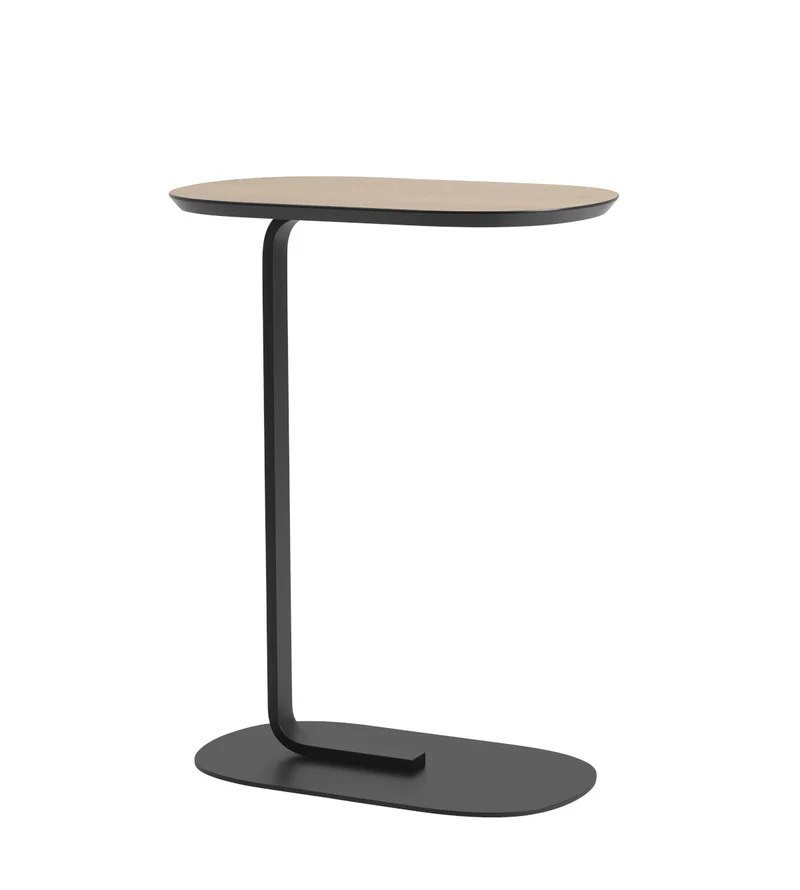 B-Ware Muuto Beistelltisch Couchtisch Relate Eiche Schwarz Tisch Wohnzimmer Sofa 73,5cm